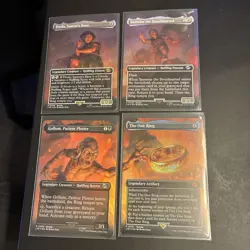 The One Ring Borderless Foil Lord of the Rings LOTR MTG Magic the Gathering Card - Image 1