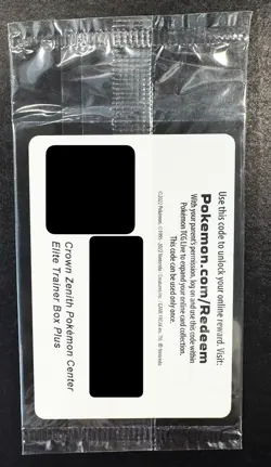 Pokemon Crown Zenith ETB+ PLUS Lucario VSTAR Sealed Promo SWSH291 & Code Card - Image 3