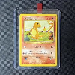 NM Charmander 46/102 Base Set Pokemon Card - Image 1