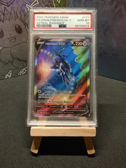 Origin Forme Dialga V PSA 10 Alternate Art 177/189 Astral Radiance Pokemon Card - Image 1