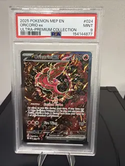 2025 POKEMON MEP ULTRA-PREMIUM COLLECTION #024 ORICORIO EX PSA 9 - Image 1