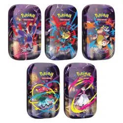 SEALED Pokemon TCG: Mega Evolution Heroes Mini Tins Display (10 Tins Inside) - Image 1