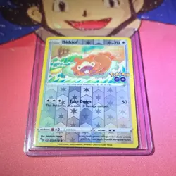 Pokemon Bidoof Peelable Ditto 059/078 Pokemon Go TCG 2022 - Image 4