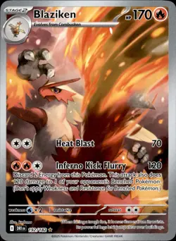 Blaziken 192/182 Holo - Pokemon SV10: Destined Rivals - NM - Image 1
