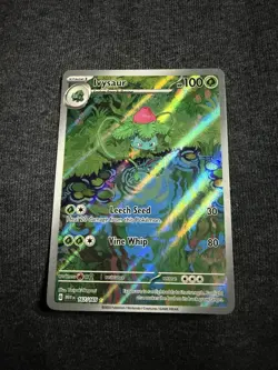 Pokemon TCG Ivysaur Scarlet Violet-151 Holo Card 167/165 IR English - Image 1