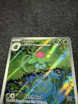 Pokemon TCG Ivysaur Scarlet Violet-151 Holo Card 167/165 IR English - Image 2