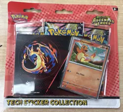 Pokemon TCG Mega Evolution Ascended Heroes Tech Sticker Collection- Red - Image 1