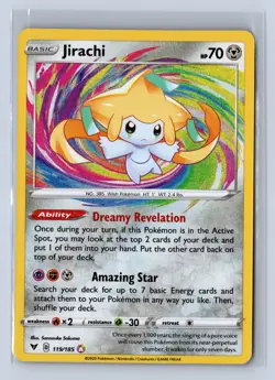 2020 Pokemon Vivid Voltage Jirachi #119/185 - Image 1