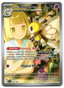 Lillie's Ribombee 164/159 - 🌊 Journey Together Pokemon TCG 🖤 - LP - Image 1