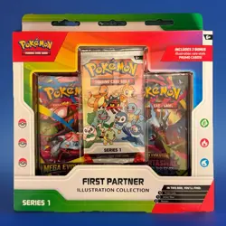 2 PACK Pokemon First Partner Illustration Rare Promo Collection SEALED BOX LOT - Image 4