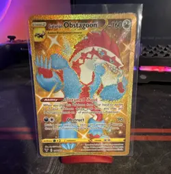 The Pokemon Company Galarian Obstagoon 198/185 Vivid Voltage Secret Rare Holo EN - Image 1