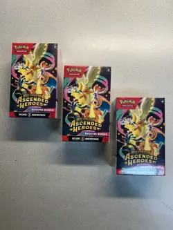 Pokemon Mega Evolution Ascended Heroes Booster Bundle Box Lot of 3 Sealed - Image 1