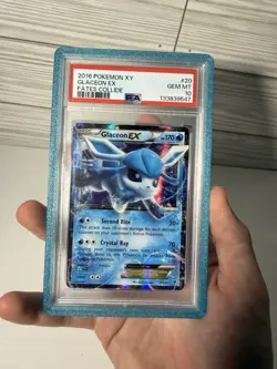 Pokemon Glaceon EX XY Fates Collide Holo Ultra Rare #20 PSA 10 Gem Mint New Cert - Image 3