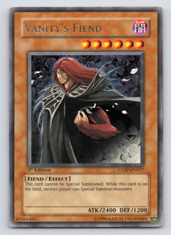 LP Vanity's Fiend - CDIP-EN017 - Rare - 1st Edition Yugioh - Image 1