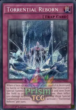 1st ed Torrential Reborn secret rare MP14-EN046 Yugioh - Image 1