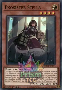 1st ed Exosister Stella super rare GRCR-EN014 Yugioh - Image 1