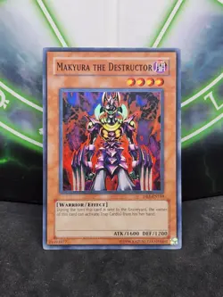 Yugioh Makyura the Destructor DB1-EN169 Super Rare LP - Image 1