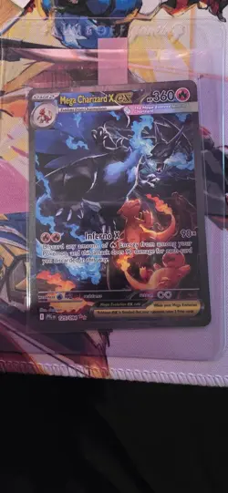 Mega Charizard X ex 125/094 SIR: Phantasmal Flames Pokemon Card - Image 2