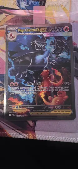 Mega Charizard X ex 125/094 SIR: Phantasmal Flames Pokemon Card - Image 3