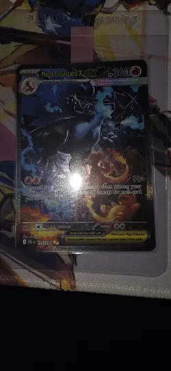 Mega Charizard X ex 125/094 SIR: Phantasmal Flames Pokemon Card - Image 4