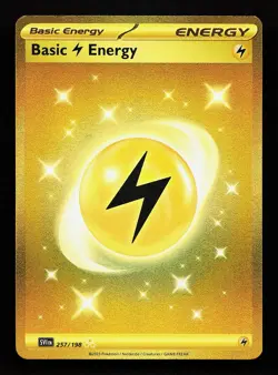 Basic Lightning Energy 257/198 Hyper Rare Scarlet & Violet Pokemon Card - Image 1