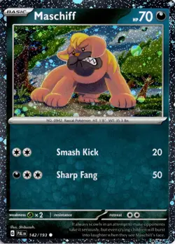 Maschiff - (Cosmos Holo) 142/193 Miscellaneous Cards & Products Pokemon Card TCG - Image 1