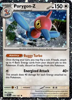 Porygon-Z - (Cosmos Holo) 144/182 Pokemon Card TCG - Image 1