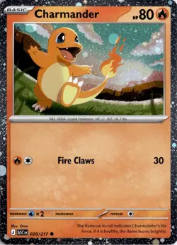 Charmander - (Cosmos Holo) 020/217 Miscellaneous Cards Pokemon Card TCG - Image 1