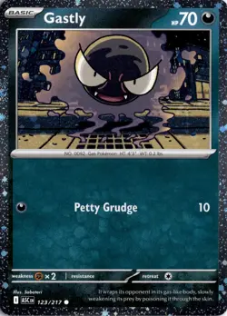 Gastly - (Cosmos Holo) 123/217 Miscellaneous Cards & Products Pokemon Card TCG - Image 1