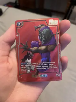 Dragon Ball Super Card Game Bandai King Piccolo Battle SR SB02-05B English - Image 1
