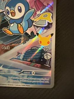Piplup 042 Holo MEP Mega Evolution Promo Pokemon Full Art Pokemon Card - Image 4