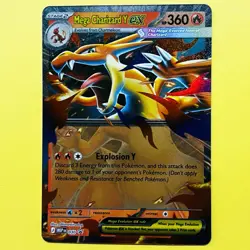 Mega Charizard Y ex 030 2025 Pokemon Mega Evolution Black Star Promo Card NM+ - Image 1