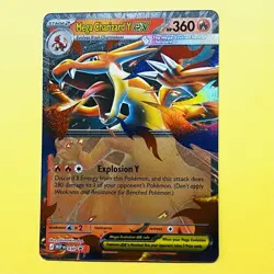 Mega Charizard Y ex 030 2025 Pokemon Mega Evolution Black Star Promo Card NM+ - Image 4