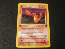 Charmander 50/82 Team Rocket 1st Edition Pokemon Card - Image 1