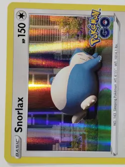 HOLO Snorlax 055/078 NM / M - RARE Pokemon GO TCG Card - $2 Combined Shipping - Image 3