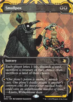 magic the gathering signed cards ,mtg smallpox - Image 1