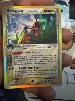 Pokemon TCG Metagross EX Delta Species Holo Rare 11/113 - Image 1