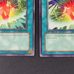 Yugioh - 2x Assault Teleport - CRMS-EN052 - 1st - Crimson Crisis - LP/NM - 2009 - Image 3