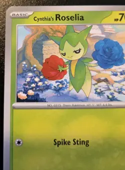 Cynthia's Roselia 007/182 Common Scarlet & Violet: Destined Rivals Pokemon TCG - Image 2