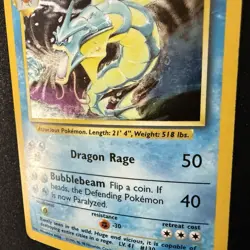 Gyarados 6/102 Base Set Unlimited 1999 Holo Rare Pokemon TCG - MP - Image 4