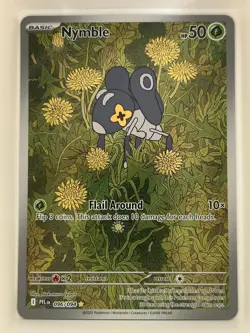 Nymble 096/094 Illustration Rare Phantasmal Flames Pokemon NM - Image 1