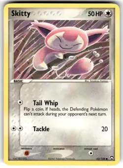 Power Keepers Pokemon TCG Skitty 62/108 LP Common - Image 1