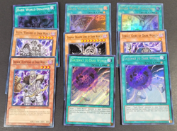 Yugioh TCG- 9x Dark world card lot - Inc. Rares - LCJW-EN250 - Collection - NM - Image 1