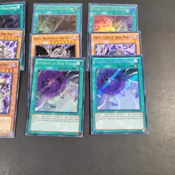 Yugioh TCG- 9x Dark world card lot - Inc. Rares - LCJW-EN250 - Collection - NM - Image 4