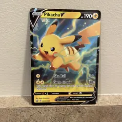 Pikachu V - SWSH063 - SWSH: Sword & Shield Black Star Promo - Pokemon 2020 - NM - Image 1