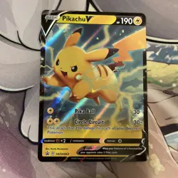 Pikachu V - SWSH063 - SWSH: Sword & Shield Black Star Promo - Pokemon 2020 - NM - Image 3
