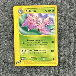Pokemon Aquapolis Nidorino 55/147 Uncommon Stage 1 NM - Image 1