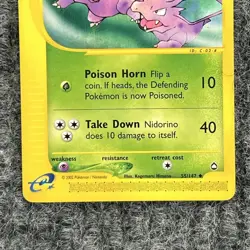Pokemon Aquapolis Nidorino 55/147 Uncommon Stage 1 NM - Image 4