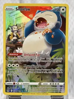 Pokemon 2022 Lost Origin Snorlax CHR #TG10/TG30 NM - Image 1