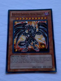Yugioh TCG - Red-Eyes Darkness Metal Dragon - SDDC-EN013 - NM - 1st Ed - 2012 - Image 4